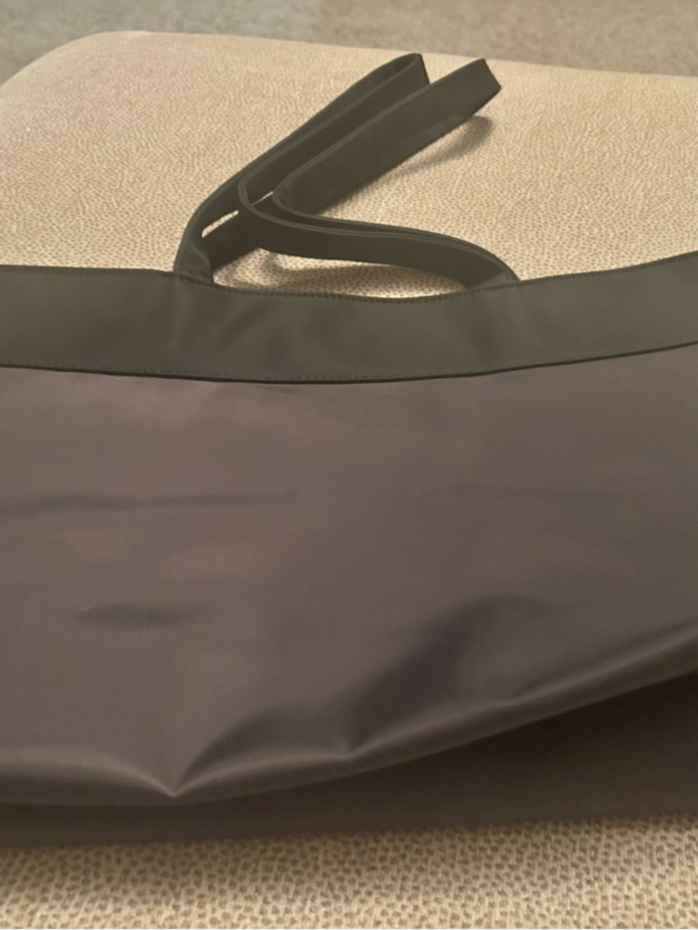 Calvin Klein Black Tote with Silver Logo Plaque